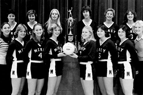 Mother of Mercy 1977 Volleyball Team